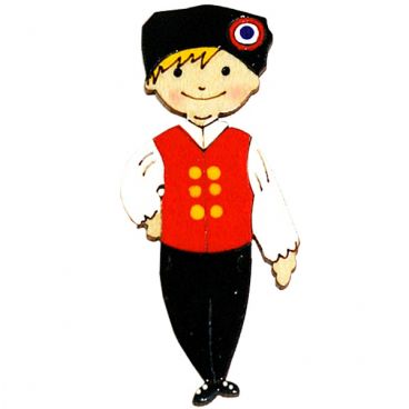 Магнит эльзайский мальчик