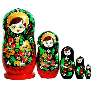 Матрёшка 5 мест большая - ягоды