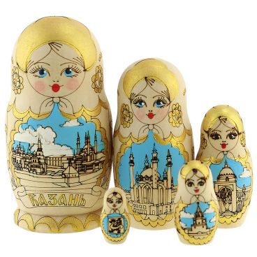 Матрешка 5 мест жженка&quot;Казань-2&quot;