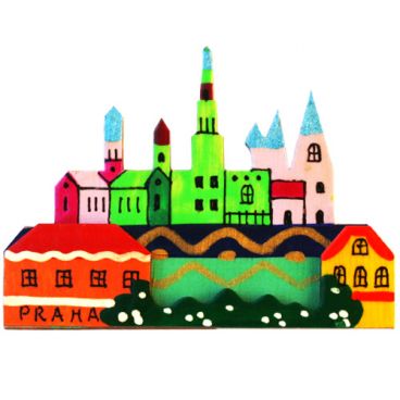 Магнит двойной Прага N19
