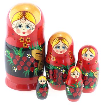 Матрешка 5 мест средняя - Рябинка