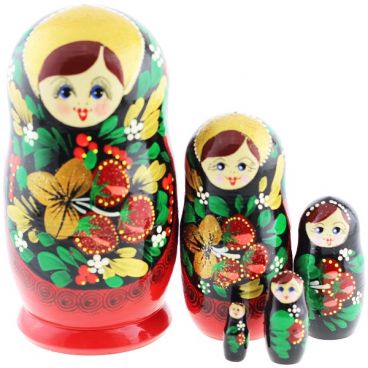 Матрёшка 5 мест средняя - ягоды