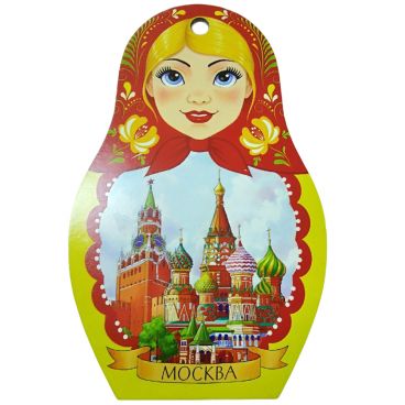 Доска-матрешка сувенирная &quot;Москва&quot;