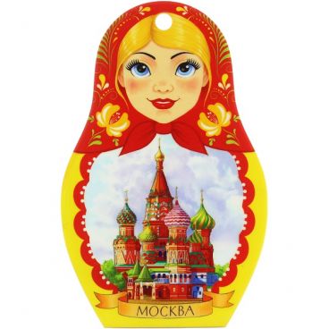 Доска-матрешка сувенирная &quot;Москва.Храм Василия Блаженного&quot;