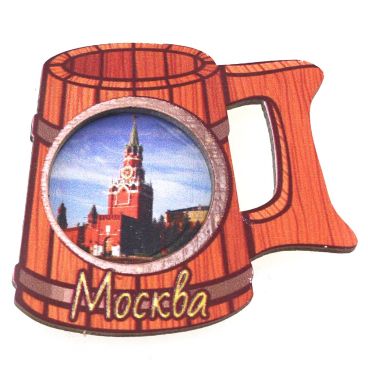 Магнит двухслойный &quot;Кружка Москва-2&quot;
