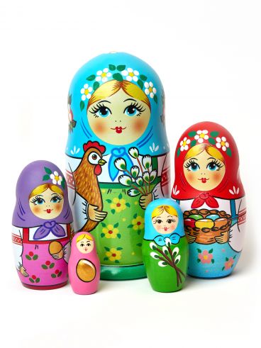 Матрешка 5 мест Верба