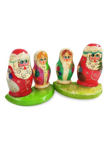 Магнит-половинка Дед Мороз и Снегурочка
