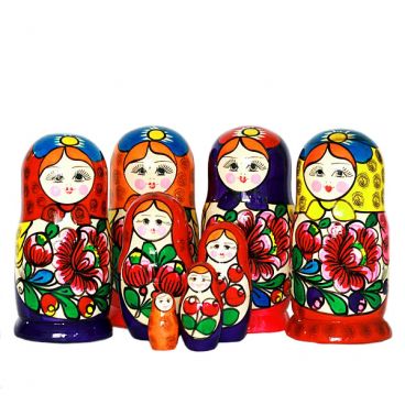 Матрёшка Майдановская 5 мест средняя ассорти