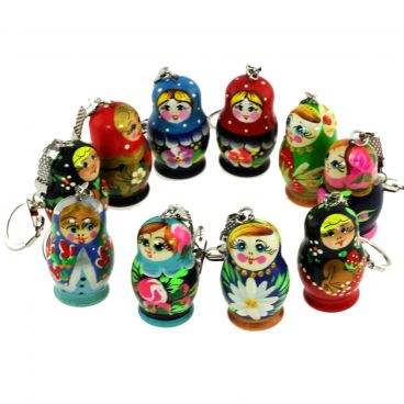 Брелок Матрешка ассорти
