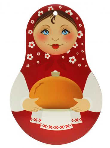 Доска-матрешка сувенирная &quot;С караваем&quot;